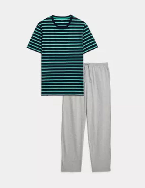 M&S Mens Pure Cotton Striped...