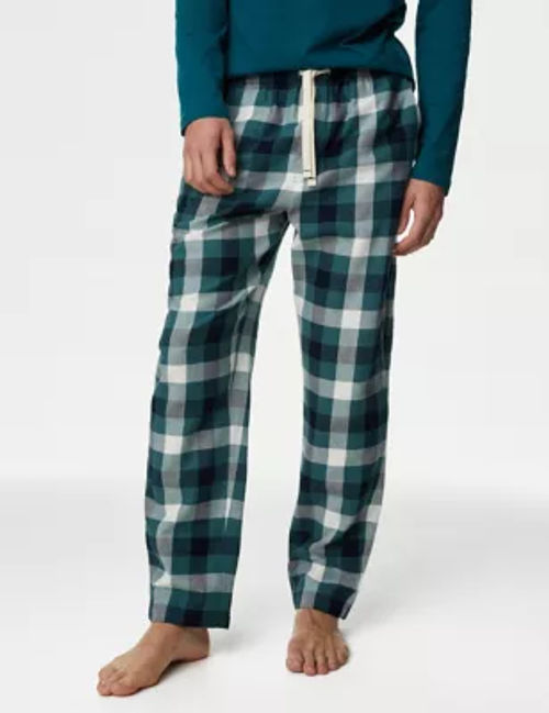 M&S Men's Pure Cotton Checked...