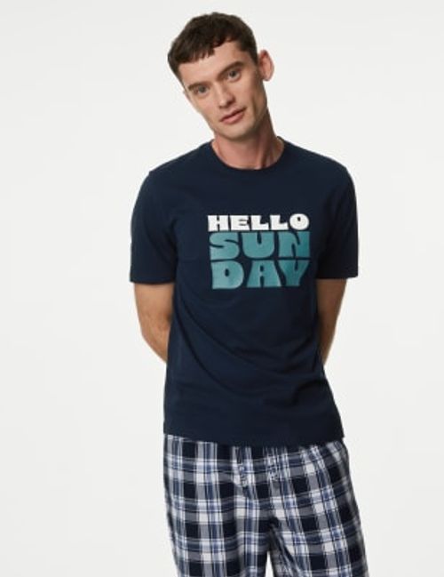 M&S Mens Pure Cotton Hello...