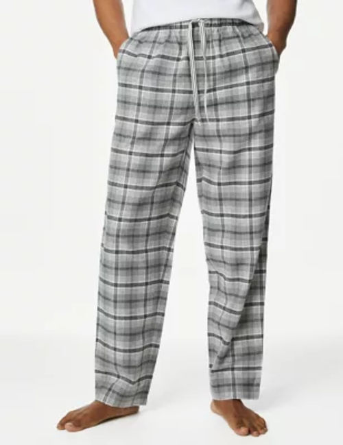 M&S Men's Pure Cotton Checked...