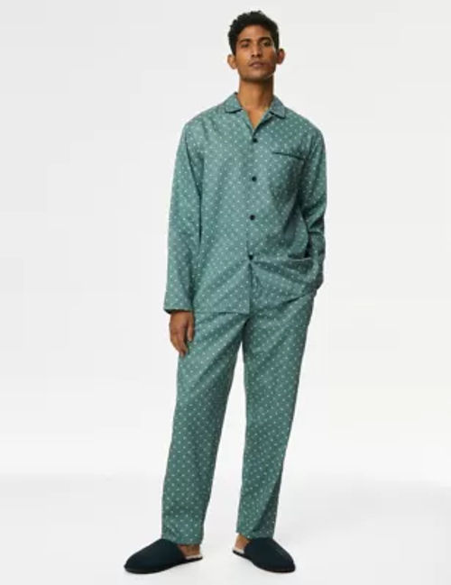 M&S Mens Pure Cotton Pyjama...