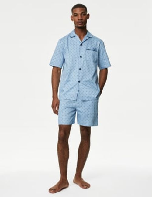 M&S Men's Pure Cotton Polka...