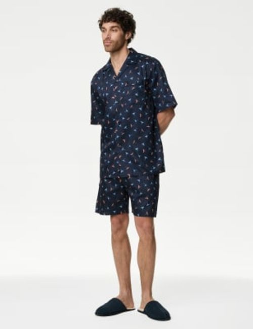 M&S Men's Pure Cotton Parrot...