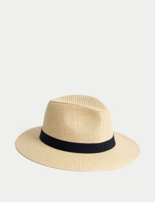 M&S Mens Textured Broad Brim...