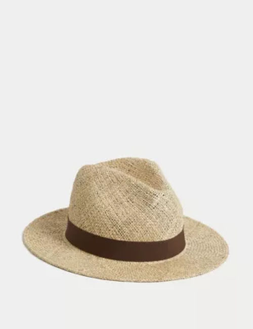 M&S Mens Textured Straw...