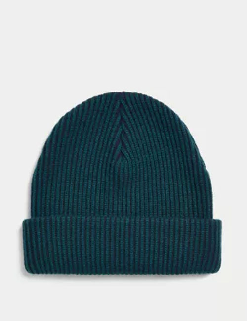 M&S Men's Knitted Beanie Hat...