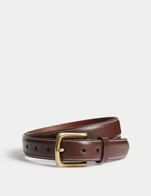 M&S Mens Leather Stitch...