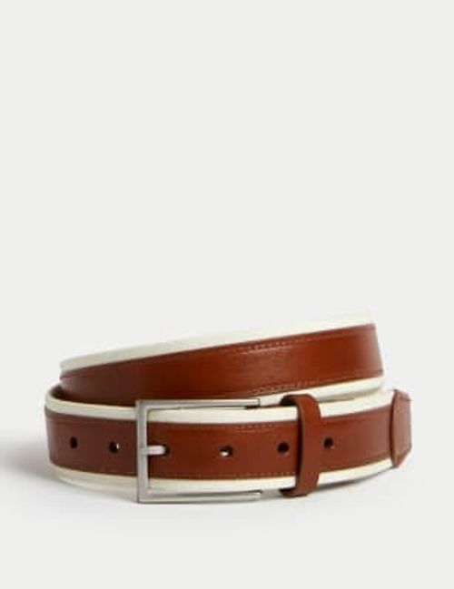 M&S Mens Canvas Leather Belt...