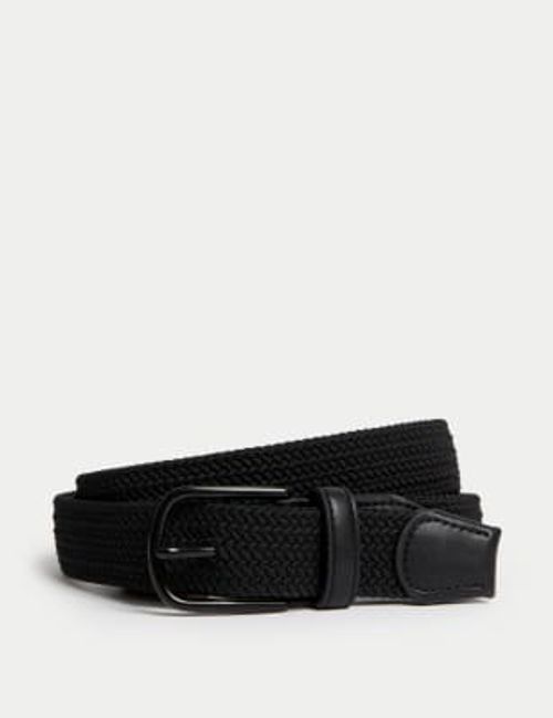 Black Leather Belt, M&S Collection