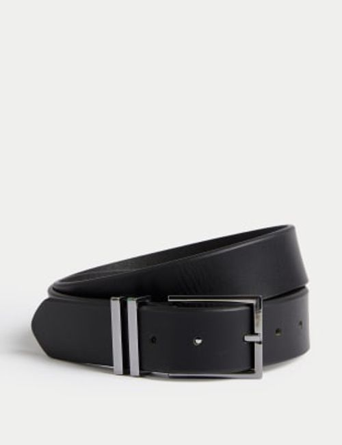 M&S Men's Black Leather Belt...