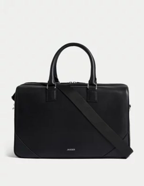 Jaeger Mens Leather Holdall -...