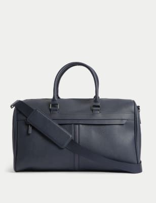 Marks and spencer deals mens leather holdall