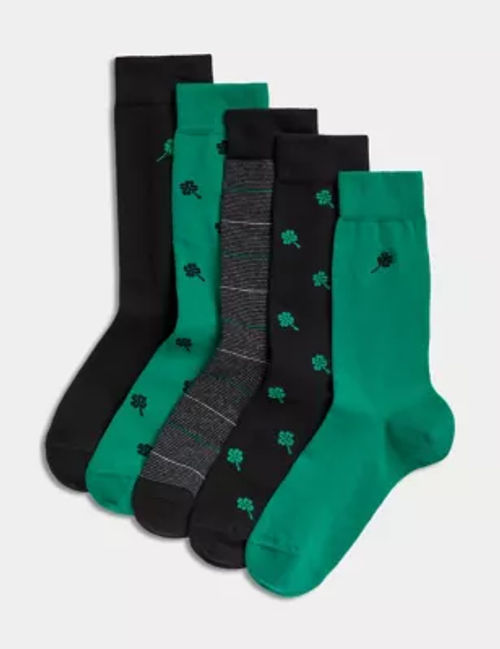 5pk Cool & Fresh™ Cushioned Socks, M&S Collection