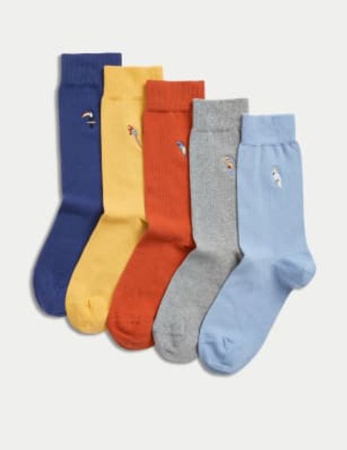 Mens Multi 7pk Food Theme Socks