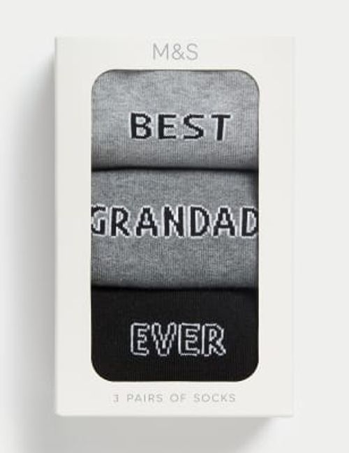 M&S Men's 3pk Best Grandad...