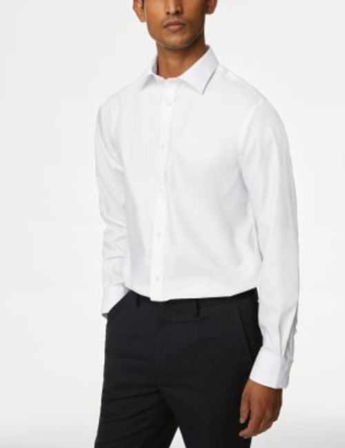 M&S Mens Regular Fit Non Iron...