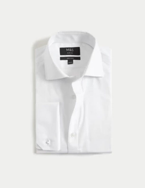 M&S Mens Slim Fit Pure Cotton...