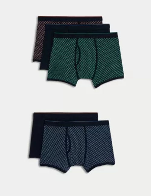 5pk Pure Cotton Cool & Fresh™ Trunks