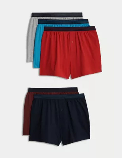 5pk Pure Cotton Cool & Fresh™ Trunks