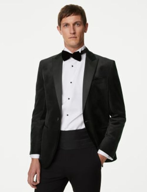 M&S Mens Slim Fit Velvet...