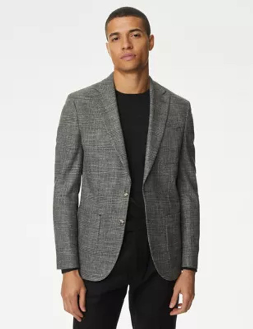 M&S Mens Textured Check...