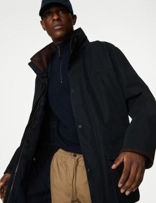 M&s trench shop coat mens