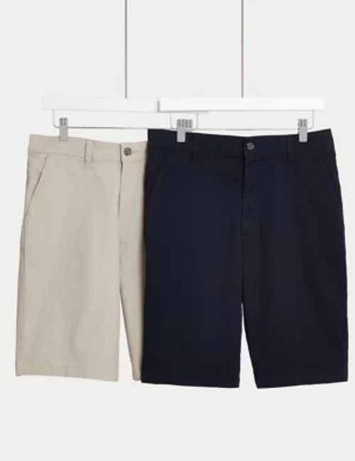 M&S Mens 2pk Stretch Chino...