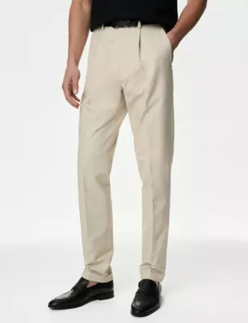 M&S Men's Tapered Fit Smart...