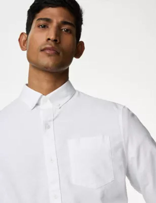 M&S Men's Pure Cotton Oxford...