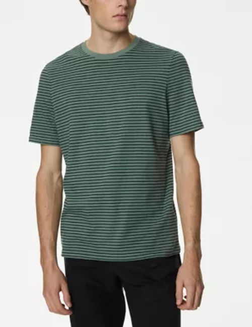 M&S Mens Pure Cotton Striped...