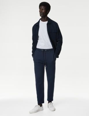 Navy straight deals leg joggers