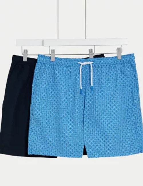 M&S Mens 2pk Quick Dry Swim...