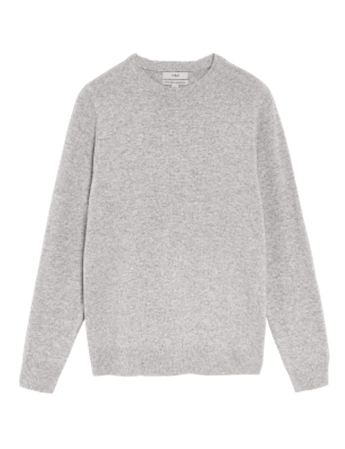 Pure Extra Fine Lambswool V-Neck Jumper, M&S Collection