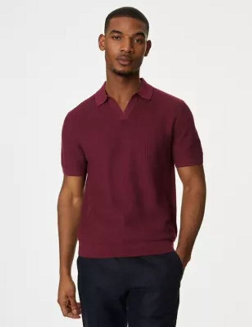 M&S Men's Textured Knitted...