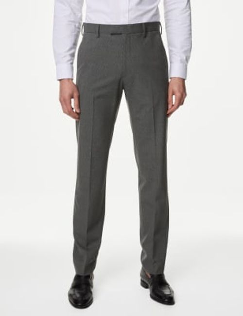 M&S Men's Textured Flat Front...