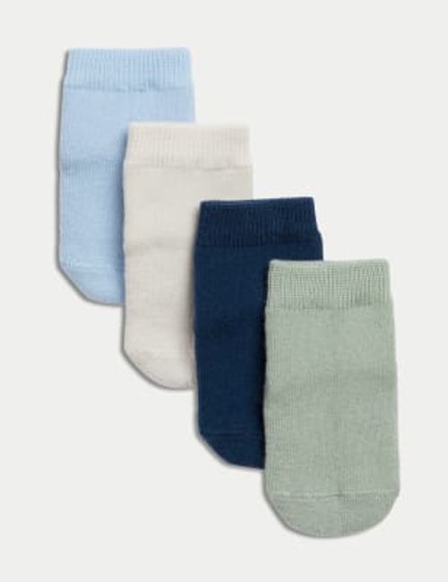 M&S 4pk Terry Baby Socks...