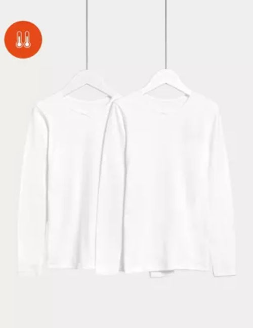 2pk Heatgen™ Thermal Light Long Sleeve Tops, M&S Collection