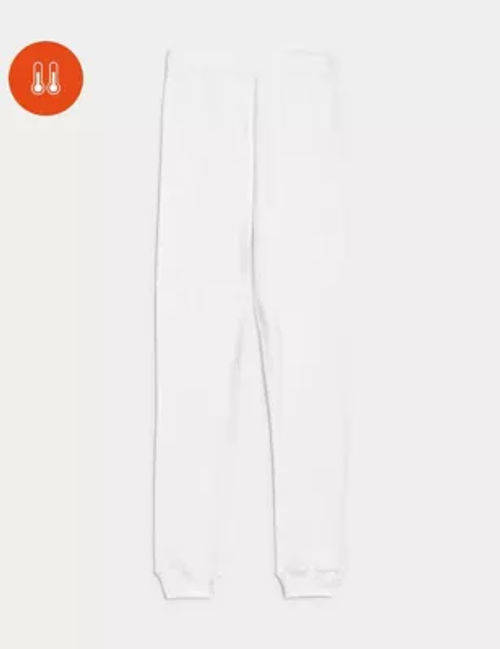 M&S Womens Thermal Leggings - 20 - White, White, Compare