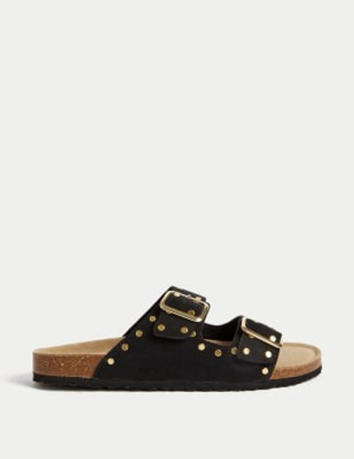 M&S Girls' Studded Slip-on...