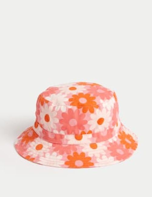 M&S Girls Pure Cotton Sun Hat...