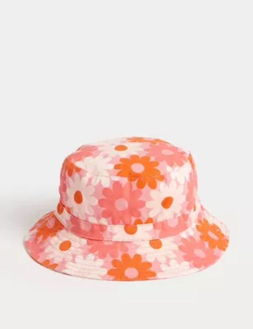 M&S Girls Pure Cotton Sun Hat...