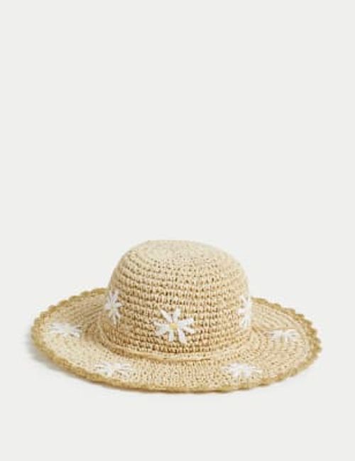 M&S Girls Floral Sun Hat (18...