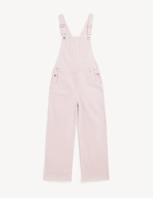 Denim Ripped Dungarees (6-16 Yrs)