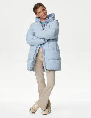 Blue harbour down & feather parka with stormwear cheap