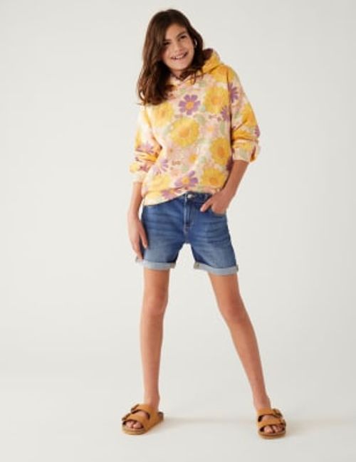 M&S Girls Denim Shorts (6-16...