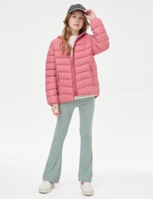 M&S Girls Cotton Rich Ribbed...