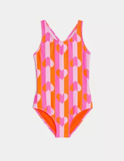 M&S Girls Printed Swimsuit...