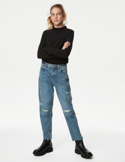 Denim Dungarees (6-16 Yrs), M&S Collection