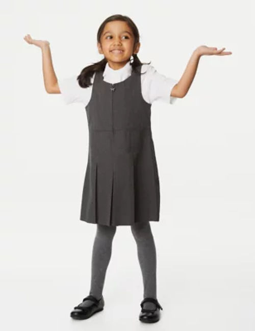 M&S Girls Plus Fit Pleated...