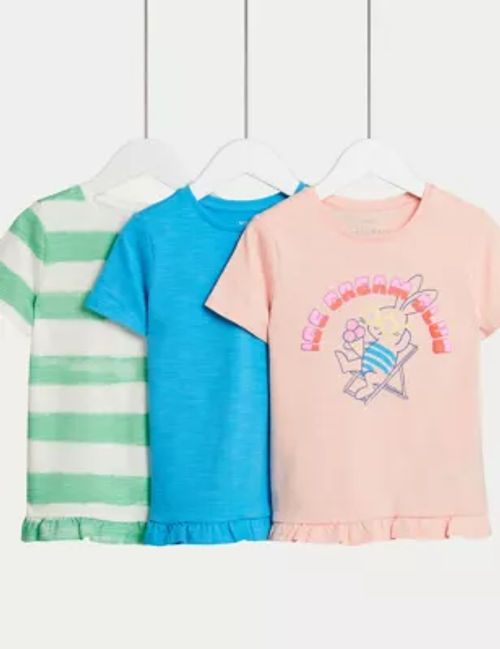 M&S Girls 3pk Pure Cotton...